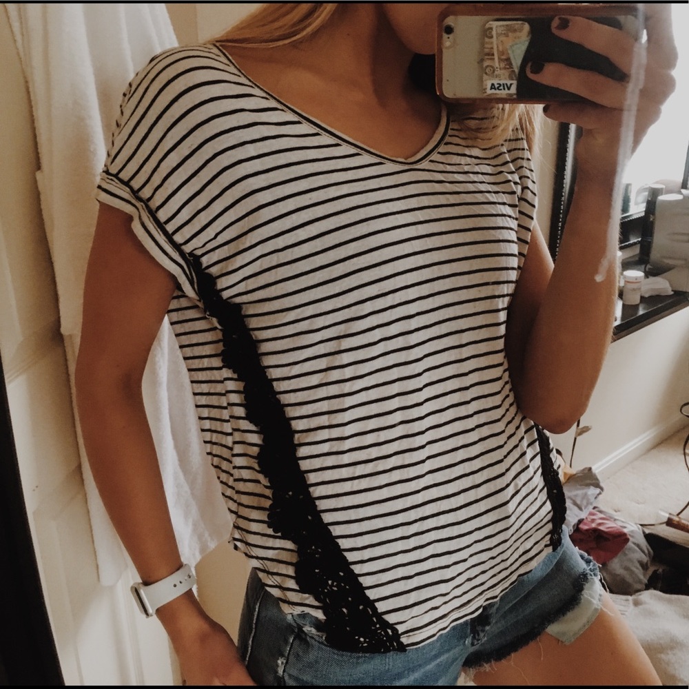 Black & White Stripped Shirt